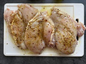 Recept: Kuřecí prsa v horkovzdušné fritéze
