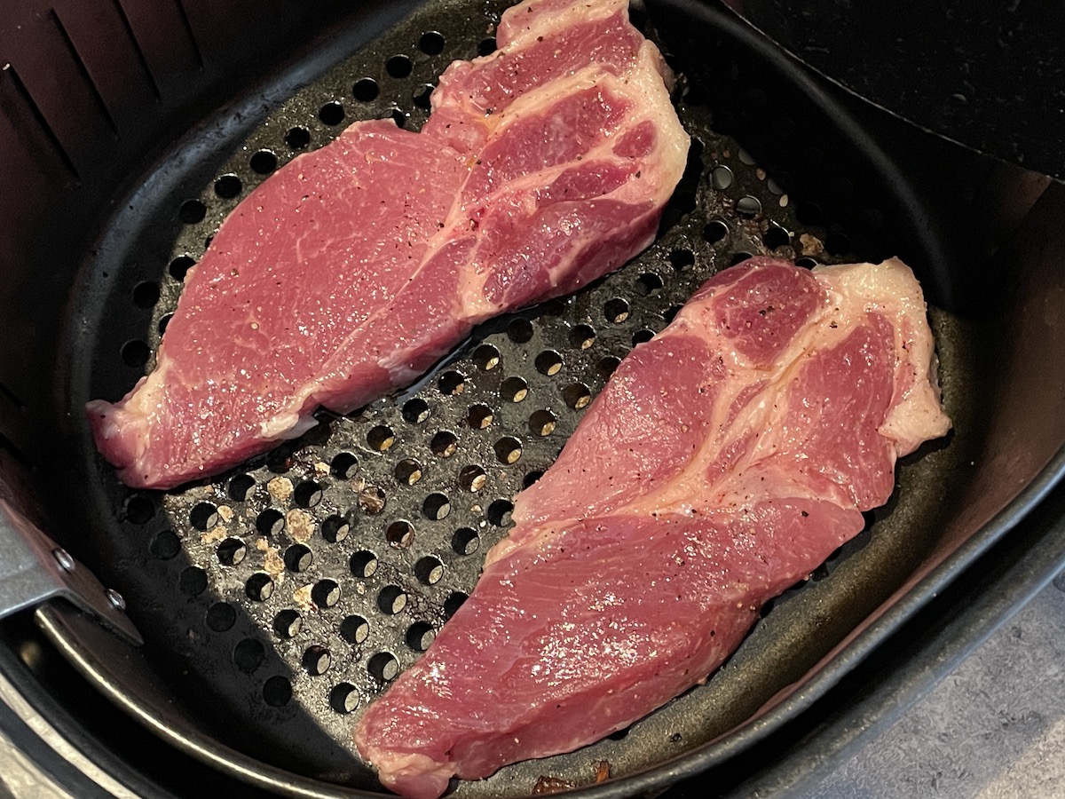 Recept Steak z krkovice v horkovzdušné fritéze Horkovzdušné recepty