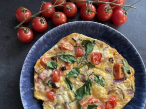 Recept na Omeletu v horkovzdušné fritéze