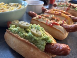 Recept na Hot Dog a hranolky v horkovzdušné fritéze