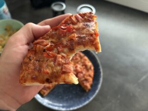 Recept na Mraženou pizzu v horkovzdušné fritéze