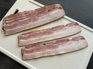 Low carb nzkosacharidový recept se slaninou
