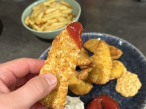 Recept na Mražené kuřecí stripsy v horkovzdušné fritéze