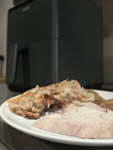 Recept na Pečené kuře s nádivkou v horkovzdušné fritéze Cosori