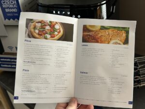 Recepty v TESLA AirCook & Grill QG800 WiFi