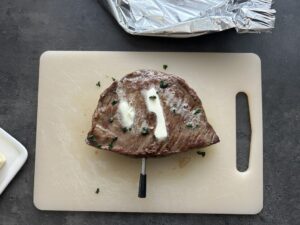 Digitální teploměr na maso do horkovzdušné fritézy