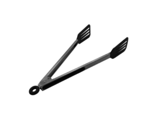 Kleště s nepřilnavým povrchem pro manipulaci v horkovzdušné fritéze