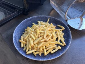 hranolky v horkovzdušné fritéze recept