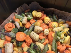 grilovaná zelenina v horkovzdušné fritéze recept