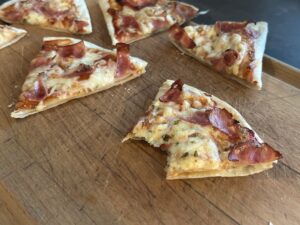 Recept na Quesadilla pizzu v horkovzdušné fritéze