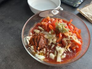 Recept: Shakshuka v horkovzdušné fritéze