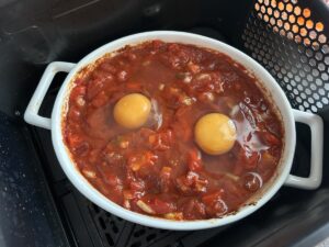 Shakshuka postup a ingredience