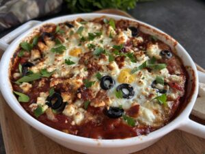 Recept: Shakshuka v horkovzdušné fritéze