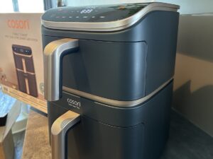 Recenze Cosori Turbo Tower PRO a naše zkušenost - horkovzdušná fritéza se dvěma šuplíky