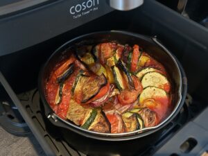 recept na ratatouille v horkovzdušné fritéze