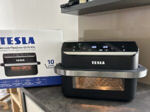 Recenze TESLA AirCook FlexiZone Q570 XXL duální horkovzdušná fritéza a naše zkušenost