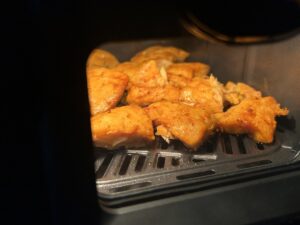 Recept na Lososové kousky v horkovzdušné fritéze