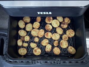 Bramborové lupínky v horkovzdušné fritéze