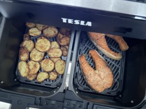 Jaké jsou vhodné přílohy z horkovzdušné fritézy k rybě?