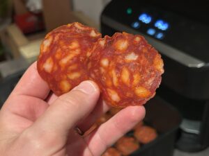 Recept na Chorizo chipsy v horkovzdušné fritéze