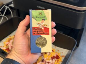 koření na pizzu a těstoviny sonnentor recept