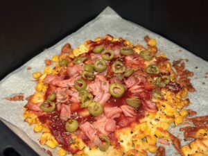 Recept na Kukuřičnou pizzu v horkovzdušné fritéze