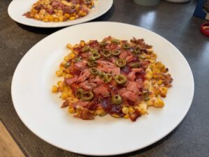 Recept na Kukuřičnou pizzu v horkovzdušné fritéze