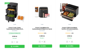 Slevový kód Cosori: 15% sleva s horkovzdusnerecepty15
