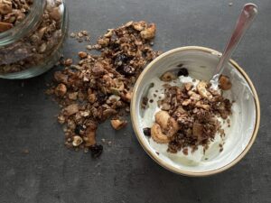 granola v horkovzdušné fritéze recept