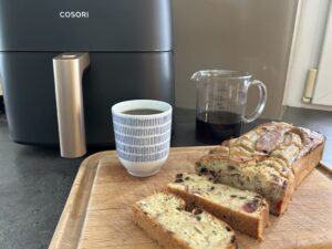 Recept na banánový chlebík banana bread v horkovzdušné fritéze