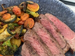 recept steak v horkovzdušné fritéze