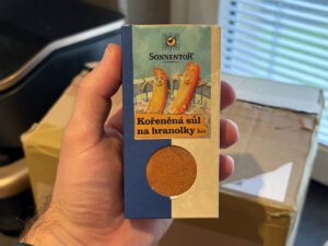 Recenze Sonnentor Kořeněná sůl na hranolky BIO Koření a bylinky při vaření v horkovzdušné fritéze