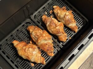 Recept na Mandlové croissanty v horkovzdušné fritéze