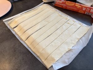 trdelník z listového těsta recept