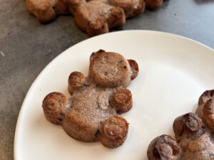 Recept na kakaové brumíky v horkovzdušné fritéze