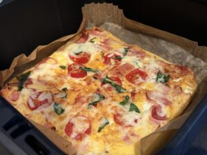 Omeleta v horkovzdušné fritéze