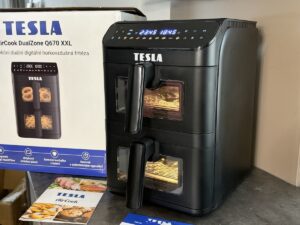 Design – Recenze TESLA AirCook DualZone Q670 XXL