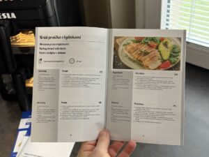 Brožura s recepty TESLA horkovzdušná fritéza
