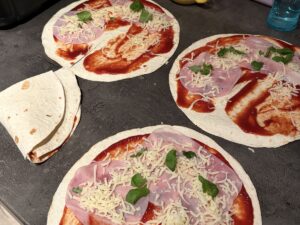 Domácí tortilly v horkovzdušné fritéze