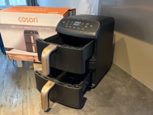 Recenze Cosori Turbo Tower Compact 8,6L - rodinná horkovzdušná fritéza