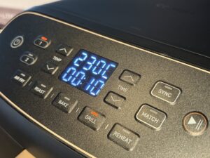 Ovládání a displej Cosori Turbo Tower Compact