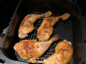 Recept na kuřecí stehna v horkovzdušné fritéze