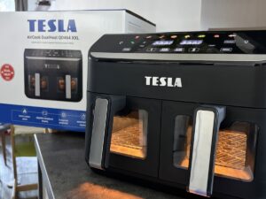 Design – Recenze TESLA AirCook DualHeat QD464 XXL