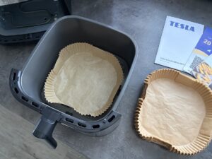 Papírové formy pro snadnější údržbu - horkovzdušná fritéza