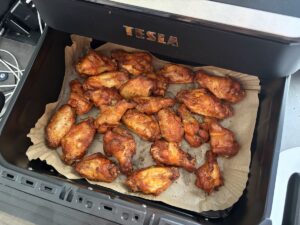 kuřecí křídla horkovzdušná fritéza