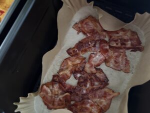 Slanina v horkovzdušné fritéze