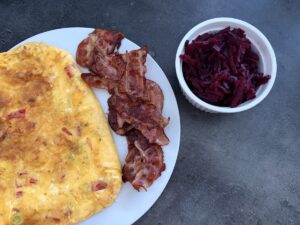 Omeleta v horkovzdušné fritéze