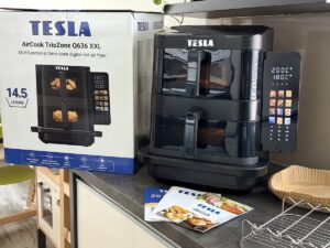 Recenze TESLA AirCook TrioZone Q636 XXL třízónová horkovzdušná fritéza a naše zkušenost