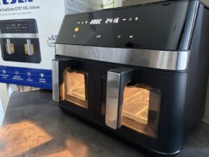 Design – Recenze TESLA AirCook DualZone Q787 XXL Deluxe