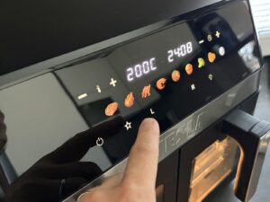 Ovládání TESLA AirCook DualZone Q787 XXL Deluxe